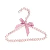 Cintres beau bébé durable perle en plastique porte-vêtements ABS cintre peu encombrant pour la maison