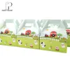 Emballage cadeau 24pcslot Boîte à bonbons Boîte à gâteaux pour enfants Animaux de la ferme Cochon Vache Mouton Fête à thème Baby Shower Party Décoration Party Favor Supplies 230621