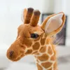 Peluche Mur Stuff Énorme Vie Réelle Girafe En Peluche Jouets Mignon Animal En Peluche Poupées Simulation Douce Girafe Poupée Cadeau D'anniversaire Enfants Jouet Chambre Décor 230621