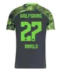 Wolfsburg Dostosowany 23-24 Home Thai Quality Soccer Jerseys Niestandardowy Kingcaps Waldschmidt #11 Steffen #9 Kruse #10 L.nmecha #23 Wind #20 Baku #27 Arnold Design Design