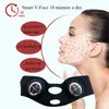 Home Beauty Instrument Electric Mask EMS Microcurrent Vibration V shaped Chin Lifting Tighten Anti Wrinkle Skin Care Face Massage 230621