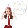 Nuovi 5 pezzi di plastica per unicorno fascia per unicorno decorazioni per feste di compleanno prima ragazza per bambini baby shower bomboniere per feste Hiar Band