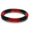 Bracelets à breloques Népal Bracelet de perles tchèques Crochet fait main Raym22