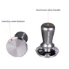 Tampers 304 Acier Inoxydable Café Tamper Force Constante Poudre Presse Filetage Poudre Marteau Café Appareil Convient pour 51mm/53mm/58mm 230621