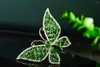 Brooches Crystal Cubic Zirconia Animal Butterfly Brooch Broach Pin Women Clothing Accessories XR03884
