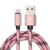 Tiger Pattern Praid Celd Data kabel odpowiedni dla USB Mikro typu C Kabel ładowania telefonu