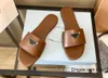 Pantofole 2021Sandali da donna da uomo firmati di lusso di alta qualità Scarpe Slide Summer Fashion Wide Flat Flip Flops 35-41 qiuti17