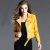 Designer womens leather Jackets coats Woman Short Coats Autumn Style Slim For Lady Sheepskin Jacket Soft Designer Coat luxury designer woman jackets