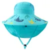 Berretti Cappelli Lemonkid Tesa larga Bambini Cappello da sole Berretto da pescatore per bambini Summer Beach Girls Viaggi Outdoor Fashion Cute Dinosaur Boy Casual Cappelli da sole 230621