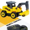 Outdoor DIY Strand Spielzeug RC Auto 2,4G Fernbedienung Montieren Bautechnik Fahrzeug Bagger Bulldoze Geschenk spielzeug für kinder