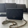 Tasarımcı Omuz Çantası Lüks Zincir Çantası Kuzu Halk Torbası 19cm Yüksek Imitation Crossbody Çanta Kutu ZC099