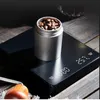 Básculas para el hogar Espejo negro Báscula electrónica básica Temporizador automático incorporado Vierta sobre Espresso Báscula de café inteligente Básculas de cocina 3 kg 230621