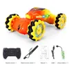 RC CAR 1:16 Radiogestinduktion Musik Lätt hög hastighet Stunt Remote Control Off Road Drift Vehicle Cars Model Toys for Kids