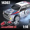 ElectricRC Auto Controle auto 1430114302 Borstelloze 4WD High-speed Off-road RC Auto 2.4g 114 Afstandsbediening Pickup Esc Drifting Voertuig Jongen Speelgoed 230621