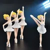 Décorations De Jardin 4 Pcs Miniature Ballet Fille Figure De Bureau Collection Gâteau Décoration Ballerine Topper Plante Pot 230621