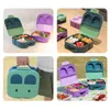 Bento Boxes Bunny Bento Box for Kids Kinderen Student voor School met Verwijderbare Divider Fiambrera Infantil BPA Gratis Lekvrije Peuters 230621
