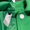 Flocado Mangas de cuero Abrigo de béisbol Uniforme Chaqueta de moda Chaquetas cálidas de un solo pecho de alta calidad Parejas Mujeres Hombres Varsity Coats78