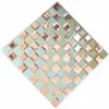 Craft Tools Nordic Kitchen Wall Gold Crystal Glass Mosaic Tile Decorative Tiles Glass Mosaic Wall Sticker KTV Dispaly Home Office Decor 230621