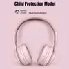 Wireless Headphone Kids 2024 Bluetooth Foldable Gaming Headset With Mic Girls Stereo Music Helmet Earphones For Children Gifts