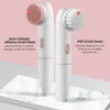 Cleaning Tools Accessories 2 in 1 Face Brush Cleaning Electric Pores Deep Cleanser Blackhead Remover Powered Vibrating Massage Waterproof Skin Care Tool 230621