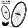 عجلات الدراجة Ryet 29er Assymetric Mtb Carbon XD Hg MS 12S Mountain Wheels Boost 148mm 28h 33mm مستقيم سحب Hub 230621
