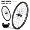 Fiets Wielen RYET 29er Assymetric MTB Carbon XD HG MS 12S Mountain wielen BOOST 148MM 28H 33mm Straight Pull Hub 230621