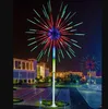 LED Fireworks Light Christmas Tree Light Lamp20PCSブランチ1.8m高さ雨プルーフ屋外使用ドロップ