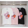 Designer Mens T-shirt Summer Tees Tops with Mouse And Strawberry Print Round Neck Fashion Short Sleeve Tee Shirt For Women Men S-2XL