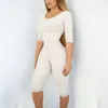 Bel karın şekillendirici bodysuit kadınlar vücut fermuar shapewear yüksek sıkıştırma faja uzun kollu eğitmen slims slim 230621