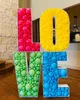 Other Event Party Supplies Birthday Decorations Balloons Giant Letter Mosaic Balloon Frame Number Filling Box Baby Shower Party Anniversary Wedding Decor 230621