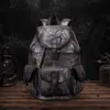 최상층 Cowhide Backpacks 남성 대용량 14 인치 백팩 컴퓨터 가방 230615