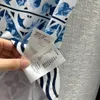 Runway Dresses Designer Milan Dress 2023 New Summer Autumn O Neck Sleeveless Fashion Brand Same Style Q5B8