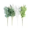 Soie Artificielle Saule Bouquet Faux Feuilles Vertes pour Mariage Maison Jardin Vase Décoration Jungle Partie DIY Plantes Guirlande GC2187