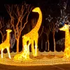 Creative Outdoor Christmas Tree Enclosure Garden Courtyard Layout Luminous LED Fence Landscape Atmosphere Lights