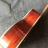 Custom Bear Claw Spruce 43 "Jumbo Solid Cocobolo Back Side 5A Fled Maple Secion Guitar w naturalny sposób