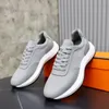 NY SPORT-LOOK MÄNNS FAIRPLAY SNEAKER SKOK Teknisk duk kalvskinn läder runer tränare svart duk-täckt ensam komfort comfor casual promenad vandringssko eu38-46