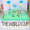 Other Event Party Supplies 8pcsSet Soccer Football Cake Topper Player Birthday Cake Decoration Model 230621