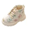 Mode enfant en bas âge enfants Martin bottes en cuir Pu chaussures d'hiver printemps automne enfants baskets dessin animé mignon garçons filles côté fermeture éclair bottine