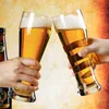 男性用のクラシックビールグラスクラフトビールグラスソリッドガラス製品ビールカップビールギフト