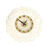 壁の時計アクリルスライクラスウォールクロックイスラムカリグラフィグイスラムギフトイードギフトラマダン装飾イスラムの贅沢な壁時計ホーム230621