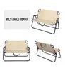 Camp Furniture Outdoor 2 Person Camping Chair Folding Leisure Double Persons Backrest Portable Ultralight Family Picnic Beach Nap