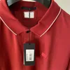 CP Designer polos Logo brodé en coton de haute qualité polo lâche décontracté cp