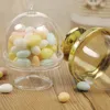 Conteneurs de stockage d'économiseurs d'aliments Boîte à bonbons en plastique transparent Mini support à gâteau Boîte à cupcakes Fête de faveur de mariage Baby Shower Décoration d'anniversaire Cadeau pour enfants 230621