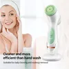 Rengöringsverktyg Tillbehör CKEYIN 3 I 1 Electric Cleansing Brush Silikon Roterande ansiktsborste Deep Cleaning Skin Peeling Cleanser Exfoliation 50 230621