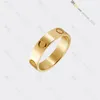 designer ring for women love ring Titanium Steel Ring Gold-Plated Never Fading Non-Allergic Gold Ring; Store 21621802261Y