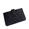 card bag Channell Bag Femmes Moyen Long Portefeuille Carte Caviar Cuir Business Credit Holder Sac à main