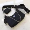 fashionreedition nylon shoulder bags high quality handbags bestselling wallet women luxurys brand crossbody bag hobo purses triad bags