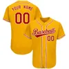 Autres marchandises de sport Jersey de baseball personnalisé Shirtwear de baseball personnalisé pour votre nom Numéro Men Women Kids Kids Tout style ou couleur 230621