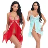 Femmes Sexy Lingerie Sous-Vêtements Érotique Robe Transparent Dentelle Pyjamas Vêtements De Nuit Chemise De Nuit + String Sexy Costumes Sexe