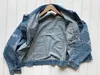 Frühlings-Damenjacken, Denim-Langarm-Outwear-Mäntel, lässige Stickerei-Jacken-Mantel-Oberseite